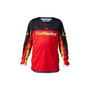 FOX ユース 180 ジャージ スタティック(フローレッド) サイズ YS C5754 フォックス モトクロス用品 バイク