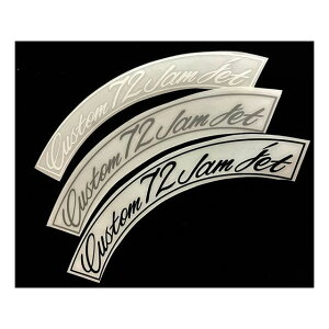72JAM �w�����b�g�J�b�e�B���O�V�[�g�f�J�[���uCustom 72 Jam Jet�v �J���[ �V���o�[ JDC_01 72�W�����W�F�b�g �w�����b�g�֘A�O�b�Y