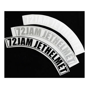 72JAM �w�����b�g�J�b�e�B���O�V�[�g�f�J�[���u72JAM JET HELMET�v �J���[ �u���b�N JDC_08 72�W�����W�F�b�g �w�����b�g�֘A�O�b�Y