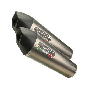 G.P.R. Original For Kawasaki Z 1000 Sx 2017/19 E4 Pair Homologated Xb|GL][Xg Gp Evo4 Titanium b K.158.E4.GPAN.TO gpr_K-158-Ec