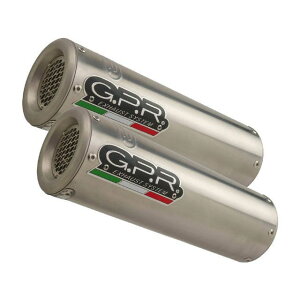 G.P.R. Original For Yamaha Fz6 600-Fazer S1-S2 2004/13 Pair Homologated �X���b�|���G�L�]�[�X�g M3 Inox �b Y.69.M3.INOX gpr_Y-69-M3-INOX �W�[�c