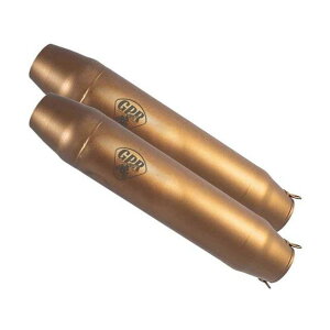 G.P.R. Exhaust System Yamaha Xv 535 Virago 1981/2007 Double universal Homologated silencer without link pipesDeeptone Bronze Cc