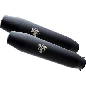G.P.R. Exhaust System Triumph Bonneville T120 2016/2019 Double universal Homologated silencer without link pipesDeeptone Blackc
