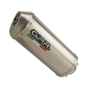 G.P.R. Exhaust System Kawasaki Zx-6R I.E. 2009/16 Homologated slip-on exhaust Satinox b K.128.SAT gpr_K-128-SAT W[s[A[ }t[{́c
