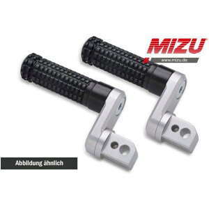MIZU �A�W���X�^�u�� ���[�V���O �p�b�Z���W���[�t�b�g�y�O ABE�F�i �V���o�[/�u���b�N �b 409TS3320041 mizu_409TS3320041 �~�Y �X�e�b�v GSX-R 125 GSX-S 125