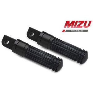 MIZU レーシング パッセンジャーフットペグ ABE認可品 ブラック/ブラック | 409SS1120017 mizu_409SS1120017 ミズ ステップ バイク F 800 GT