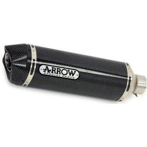 ARROW Street Race-Tech Aluminium Dark Silencer with Carby End CapAEndcap CarbonAECEzOADBL[܂܂Ă܂ b 71933AKN arr_71933AKN c