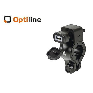 Optiline Usb-Fix Tube 防水USB電源ポート 12/24V バーマウント シングル 38832 オプティライン 電子機器類 バイク