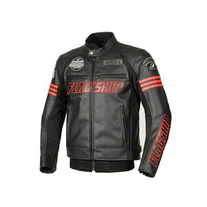 FLAGSHIP 2023-2024秋冬モデル FJ-W213 イグナイトジャケット(レッド) サイズ M FJ-W213 フラッグシップ ジャケット バイク