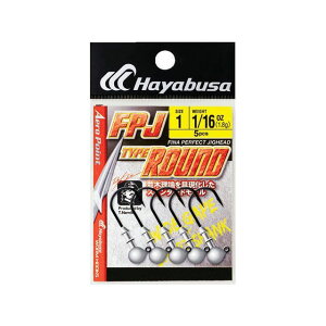 Hayabusa FINA PERFECT JIGHEAD TYPE ROUND FF157 1/0 5.2g FF157-1/0-5.2 [J[݌ɂ HAYABUSA tBbVO Lv