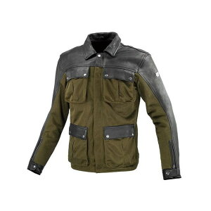 KOMINE 2024春夏モデル JK-170 レザーメッシュロングジャケット(オリーブ) サイズ 3XL ・07-170 コミネ ジャケット バイク