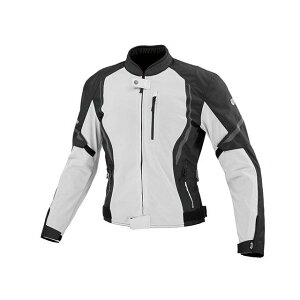 KOMINE 2024春夏モデル JK-1463 プロテクトハーフメッシュジャケット(シルバー×ブラック) サイズ L ・07-1463 コミネ ジャケット バイク