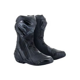 アルパインスターズ SUPERTECH R（1100 BLACK BLACK） サイズ：45（29.5cm） 2220021 Alpinestars ライディングシューズ バイク