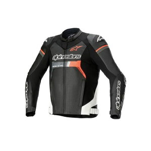 Alpinestars GP FORCE LEATHER JACKET AIRFLOWi1231 BLACK WHITE RED FLUOj TCY 50 3100722 ApCX^[Y WPbg oCN