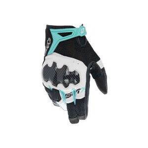 Alpinestars STELLA SMX-R GLOVEi1270 BLACK WHITE TEALj TCY M 3597222 ApCX^[Y CfBOO[u oCN