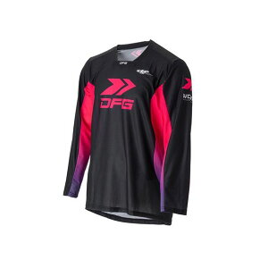 DFG ワークス ジャージ CHAMP(ブラック/ピンク) サイズ XL D3153 ディーエフジー モトクロス用品 バイク