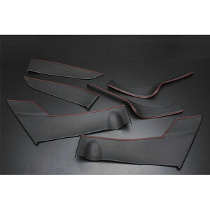 LANBO �h�A���U�[�p�l�� 6pcs C-HR ZYX10/NGX50�i�u���b�N×���b�h�j LANBO �����p�[�c�E�p�i