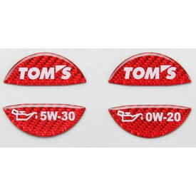 Tom’s オイルフィラーキャップガーニッシュ 0W-20 12181-T0020-B1 Tom’s 外装 車 自動車