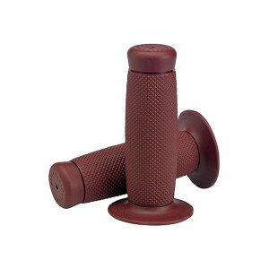 Biltwell 7/8in レネゲードグリップ TPV(オックスブラッド) ・031578 ビルトウェル グリップ関連パーツ バイク 7/8インチハンドルバー装着車