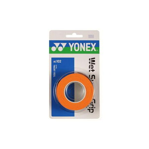YONEX AC102 ウェットスーパーグリップ 3本入(オレンジ) AC102 メーカー在庫あり ヨネックス スポーツ キャンプ