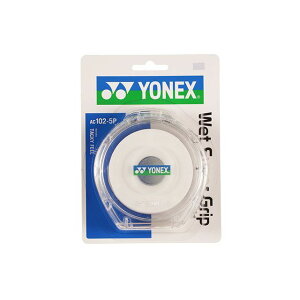 YONEX AC102-5P ウェットスーパーグリップ(ホワイト) AC102-5P メーカー在庫あり ヨネックス スポーツ キャンプ