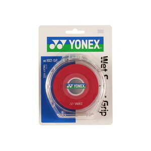 YONEX AC102-5P ウェットスーパーグリップ(ワインレッド) AC102-5P メーカー在庫あり ヨネックス スポーツ キャンプ