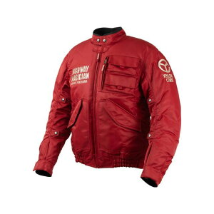 YeLLOW CORN 2024-2025秋冬モデル YB-4300 ジャケット(レッド) サイズ 3L YB-4300 イエローコーン ジャケット バイク