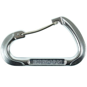 BIGMAN CARABINER AFC5-7S�i�V���o�[�j AFC5-7S BIGMAN ��O�A�C�e��
