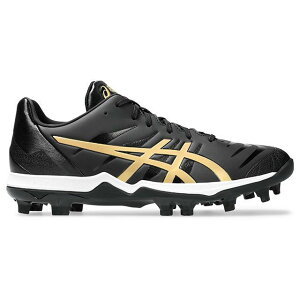 ASICS 1121A067 GOLDSTAGE FANG(ブラック/リッチゴールド) サイズ 28.5cm 1121A067 メーカー在庫あり アシックス シューズ類 キャンプ