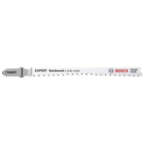 BOSCH 2608900548 5本入EXPERT Hardwood 2-side clean ジグソーブレード T308BFP 山数13 全長117mm 2608900548 ボッシュ 電動工具 バイク 車 自動車 自転車