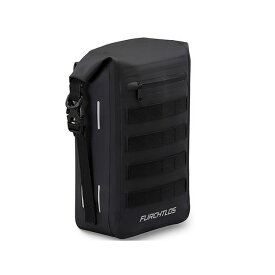 FURCHTLOS エベレスト エンジンガードバッグ6L（カーボンブラック）/EVEREST Engine Guard Bag - IP66準拠・防水防塵 FU06EVEB000601EX フルヒトロス ツーリング用バッグ バイク