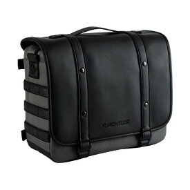 FURCHTLOS レガシー サドルバッグ 12L（ビンテージグレー）/LEGACY Saddlebag - 高耐久・カフェレーサーバッグ FU05LGSB001203EX フルヒトロス ツーリング用バッグ バイク