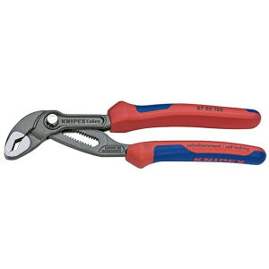 KNIPEX 8702-180SB Cobra�R�u�� �E�H�[�^�[�|���v�v���C���[ 180mm �R���t�H�[�g�n���h�� �E8702-180SB �N�j�y�b�N�X �n���h�c�[��