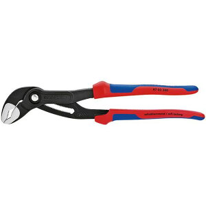 KNIPEX 8702-300SB Cobraコブラ ウォーターポンププライヤー 300mm コンフォートハンドル ・8702-300SB メーカー在庫あり クニペックス ハンドツール バイク 車 自動車 自転車