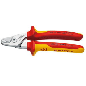KNIPEX 9516-160SB StepCut�X�e�b�v�J�b�g 1000V �≏�P�[�u���J�b�^�[ 160mm �p�b�N�� �E9516-160SB �N�j�y�b�N�X �n���h�c�[��