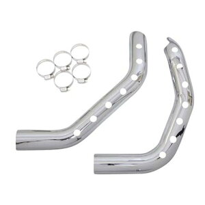 Neofactory ドリルドマフラーヒートガード 14-21yXL(クローム) ・033540 メーカー在庫あり ネオファクトリー マフラーカバー・ヒートガード バイク XLモデル