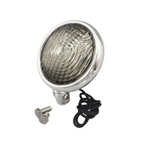 FNA Customcycles 3-1/4” パンケーキLEDヘッドライト(スモーク) ・034245 FNAカスタムサイクルズ ヘッドライト・バルブ バイク 汎用