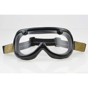 GREASER Style 60�fs VINTAGE GOGGLE LEATHER MODEL�i�u���b�N/�A�C�r�[�O���[�����U�[�j AGS007-4 �O���[�T�[�X�^�C�� �S�[�O���{��