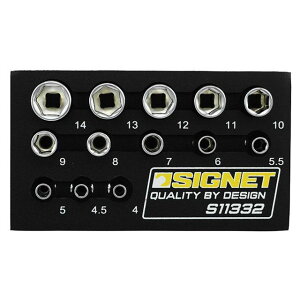 SIGNET 11332 13�g 1/4DR 6�p�\�P�b�g�Z�b�g EVA�g���[�t 11332 ���[�J�[�݌ɂ��� �V�O�l�b�g �n���h�c�[��