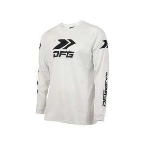 DFG 2025春夏モデル ソリッド ジャージ(ホワイト/ブラック) サイズ XS G5702 メーカー在庫あり ディーエフジー モトクロス用品 バイク