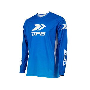 DFG 2025春夏モデル ソリッド ジャージ(ブルー/ホワイト) サイズ L G5719 メーカー在庫あり ディーエフジー モトクロス用品 バイク