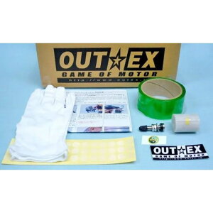 OUTEX �N���A�[ �`���[�u���X�L�b�g �t�����g19×3.50 MT 353R18 �A�E�e�b�N�X ���̑��z�C�[�� R18