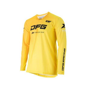 DFG ワークス ジャージ TONE(イエロー) サイズ L C0419 ディーエフジー モトクロス用品 バイク