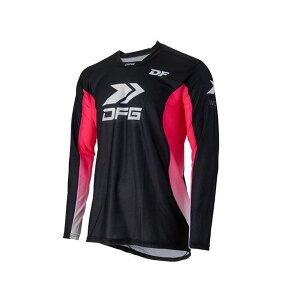 DFG ワークス ジャージ CHAMP(ブラック/ピンク) サイズ M C0430 ディーエフジー モトクロス用品 バイク