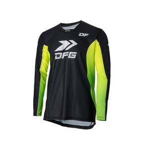 DFG ワークス ジャージ FACTORY(ブラック/グリーン) サイズ L C0427 ディーエフジー モトクロス用品 バイク