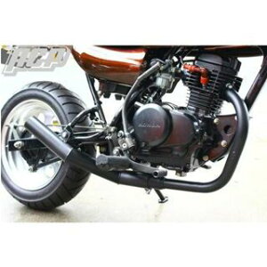 ACP エイプ50用 エルサウンドショート管 カラー ブラック MF0049 ACP マフラー本体 バイク エイプ50