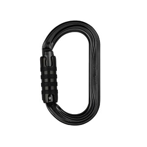 PETZL M33A オーバル型カラビナ オーケー トライアクトロック M33A(ブラック) M33A TLN メーカー在庫あり ペツル 作業場工具 バイク 車 自動車 自転車