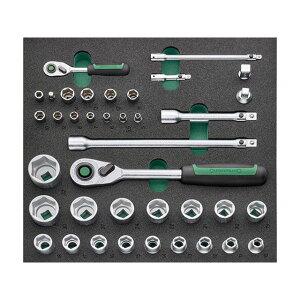 STAHLWILLE TCS1 821/38 38�_�g TCS 1/2�{1/4SQ���`�F�b�g�\�P�b�g�Z�b�g �ETCS1 821/38 �X�^�r���[ �n���h�c�[��