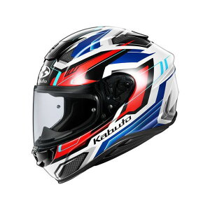 OGK KABUTO AEROBLADE6 アダクト(ホワイトブルーレッド ) サイズ XL/61-62cm メーカー在庫あり オージーケーカブト フルフェイスヘルメット バイク
