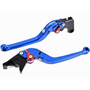 SPEEDRA アジャストレバー スタンダード可倒式(レバー本体カラー:ブルー) アジャスターカラー チタン LVAG091BE-TM SPEEDRA レバー バイク XMAX250